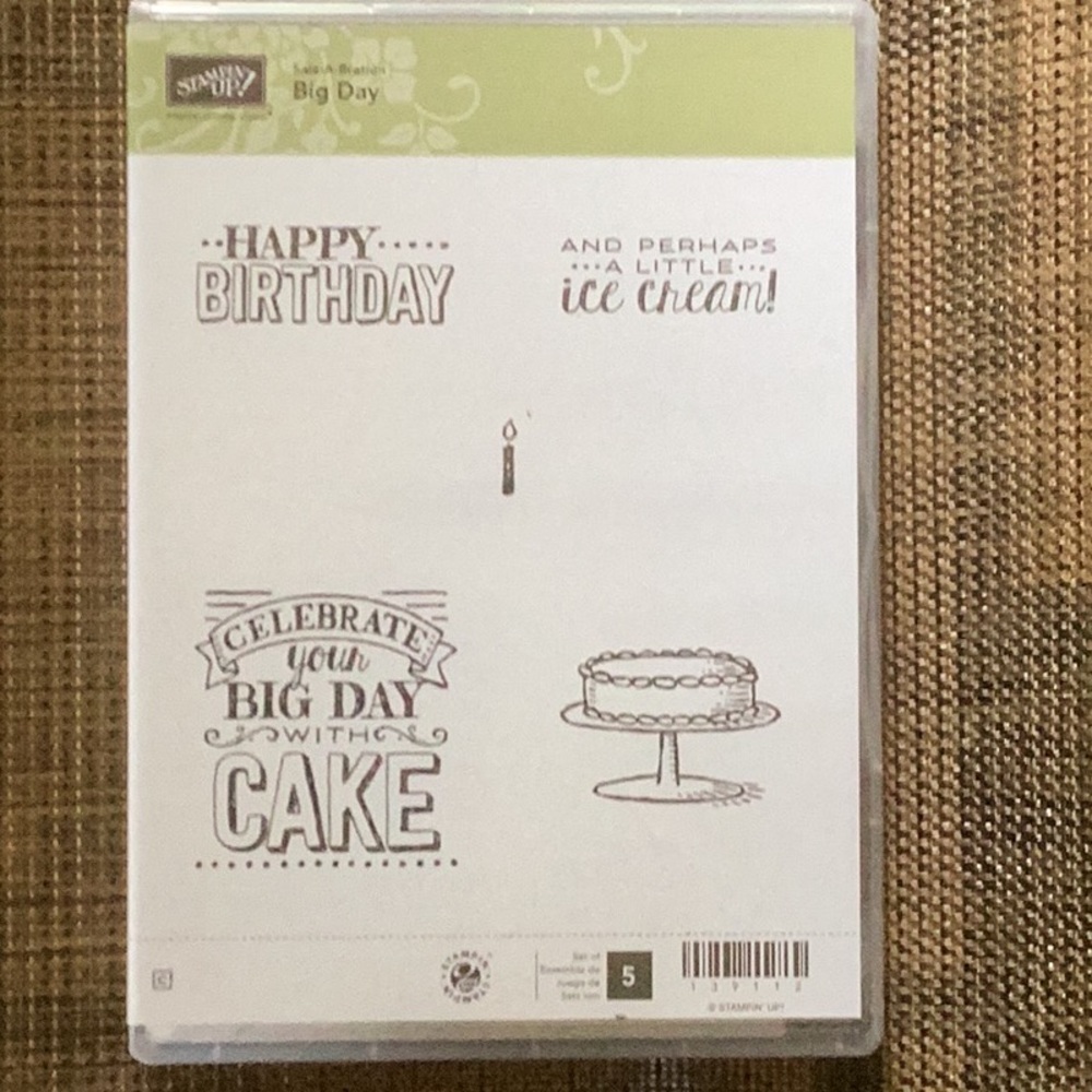 STAMPIN UP! STAMP SET BIG DAY